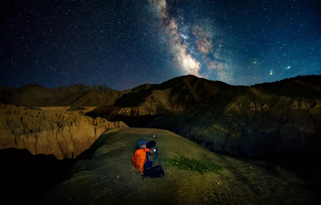 Camping Under Ladakh's Starry Sky